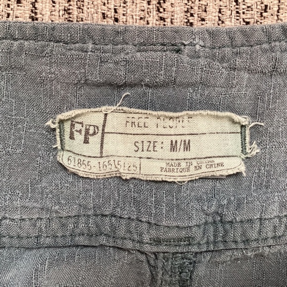 SALE!!! 🏷️ Free People Gauze Utility Trouser Slate - M - Picture 6 of 7